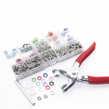 Sewing Buttons Prong Ring Press Studs Snap Fasteners Clip Pliers 9.5mm